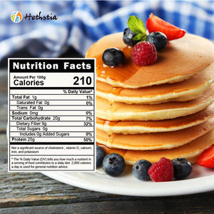 パンケーキミックス低GI高乾燥パンケーキ小麦粉低脂肪高タンパク質食事交換バッグ包装 - Product Image 6