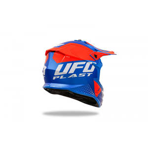 Intrepido moderno Vintage mezza faccia casco moto blu/arancione formato XL con doppia visiera e doppio tipo di Design visiera - Product Image 6