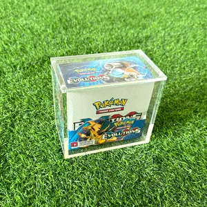 TCG Offre Spéciale Pokemon Carte Vitrine Pokemon Booster Box Acrylique Elite Trainer Box Protection Box UV Protection