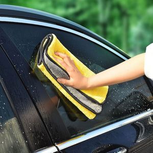 Serviette de lavage de voiture en microfibre personnalisée en usine, pour séchage rapide, microfibre à boucle simple, couleur grise, absorbante, avec logo imprimé sur mesure - Product Image 4