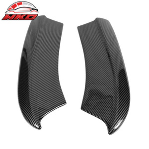 Pour Dodge Charger 2015-2023 Style SRT 2 pièces Bavettes de pare-chocs arrière Spat Fibre de carbone CF Kit carrosserie de haute qualité - Product Image 3