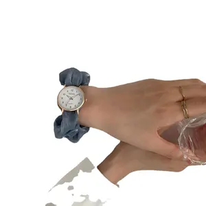 Pulsera de reloj phong cách Ribbon đồng hồ kỹ thuật số ít Cổ Tích Cá Tính sinh viên cô gái mà không có Clasp Vòng đeo tay