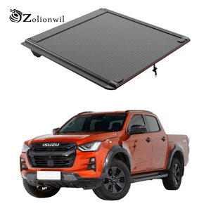 ฝาครอบกระบะท้ายแบบม้วนเก็บได้ Zolionwil พร้อมระบบล็อคคู่แบบแมนนวลและไฟเบรก LED สำหรับ Isuzu Dmax รุ่นแค็บเดี่ยว ปี 2010-2026 - Product Image 1