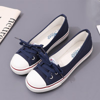 Chaussures en toile tendance unisexes multicolores personnalisées basses à la mode pour femmes, chaussures en toile vulcanisées pour la marche