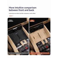 Pour Leopard 8 : Tapis de recharge sans fil en silicone pour console centrale de voiture, accessoires pour Leopard 8