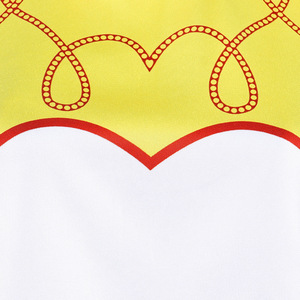 Costume de Cosplay Jessie, chemise blanche et jaune avec bordure rouge, manches longues, pour jeu de rôle d'halloween, Anime - Product Image 3