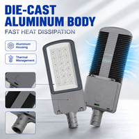 Lampadaire LED 200W avec boîtier en aluminium moulé sous pression IP66, éclairage extérieur pour parcs industriels et routes d'accès