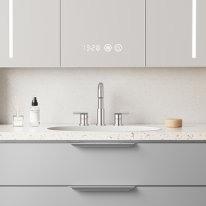 CUPC 3 Hole 304 Stainless Steel Waterfall Faucet Basin Mixer Bathroom Tap - Product Image 3