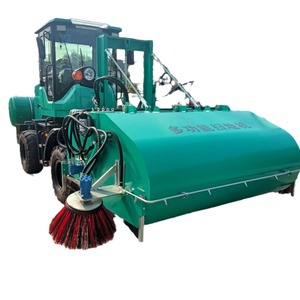 Diesel <b>Powered</b> Skid Steer Wide 2M <b>Sweeper</b> Multi Function Soil Clump Cleaning Road <b>Sweeper</b> - Product Image 5
