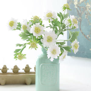 Varilla de Plantación de Flores Artificiales, Hierba de <span class=keywords><strong>Gusano</strong></span> de Pino, Flor de Seda, Caléndula, Arte Floral, Decoración de Bodas, Arreglo Floral, 48 cm - Product Image 2