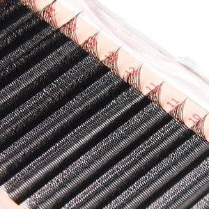 ขนตาปลอม Glamlash รูปทรง W ขนาด 0.07 C0.07 D ทำจากเส้นใยสังเคราะห์ PBT แบบพัด ให้ลุคสวยเป็นธรรมชาติ - Product Image 2