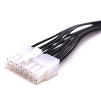 Kabel Rakitan Elektronik Konektor 14 Pin Dua Baris Kustom, Kabel Molex JST untuk Motherboard PC