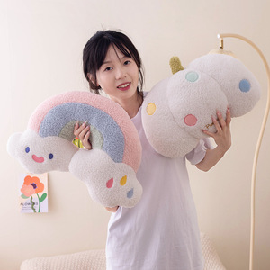 CHIQUE dibujos animados sueño corazón unicornio Arco Iris peluche blanco calabaza <span class=keywords><strong>almohada</strong></span> regalo de cumpleaños - Product Image 4