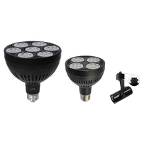 Homologué ETL UL-1993, 55W 60W LED PAR38 & 35W 40W LED PAR30 & Support de rail à 3 fils pour présentoirs de bijoux et de diamants, garantie 3 ans