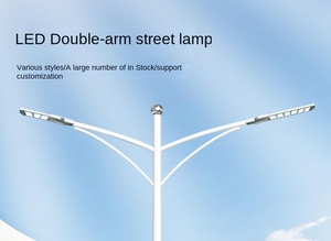 เสาเหล็กกัลวาไนซ์สูง20ม. เสาไฟถนนทรงกลมสำหรับสวนสี่เหลี่ยมทางหลวงระยะการใช้งาน15ม. ถึง50ม. - Product Image 5