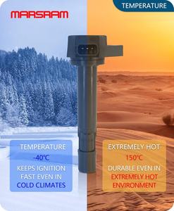 Ensemble de <span class=keywords><strong>6</strong></span> bobines d'allumage Marsram pour 2001-2008 pour CL/RL/TL et pour Accord/Odyssey (30L/32L/35L) OE UF242/C1221/30520P8EA01 - Product Image 6