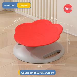 安全なプラスチック製ベース感覚玩具 100KG 耐荷重前庭刺激ツール 耐久性のある赤いプラスチック製感覚スイングチェア 家庭用早期学習 - Product Image 1