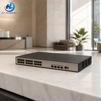 Switch Ethernet Gigabit Administrado de 24 Puertos 5735-L24T4X-QA-V2 con 4 Puertos SFP+ 10G, Diseño Silencioso sin Ventilador, Solución Empresarial