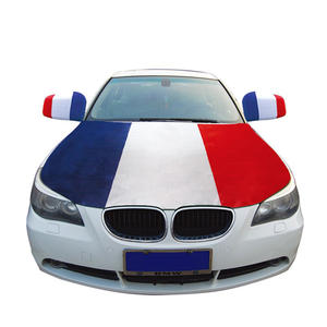 Johnin Factory <span class=keywords><strong>Promotion</strong></span> Spandex Poliéster Impreso Bandera de país Cubierta de capó de motor de coche personalizada - Product Image 6