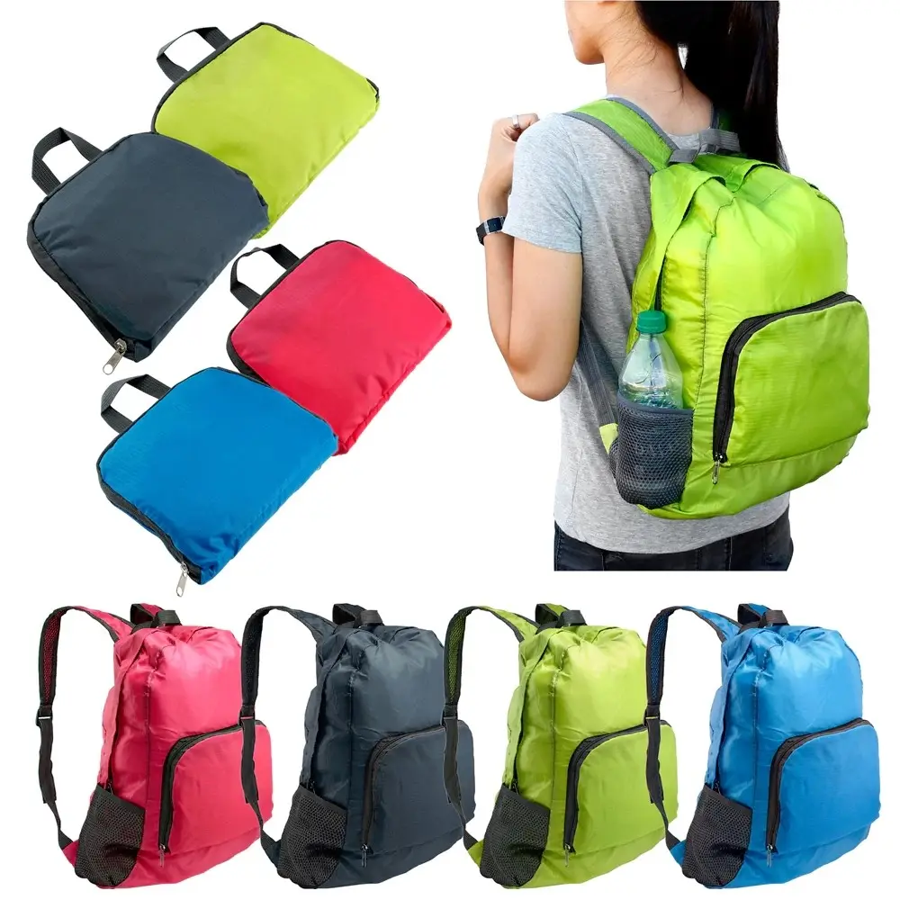 Mochila escolar plegable e impermeable para adultos y niños, morral escolar para estudiantes, para viajes al aire libre, escalada, deporte