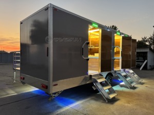 Toilettes de camping portables Cogsun à chasse d'eau sèche, blocs de toilettes portables, urinoirs publics portables - Product Image 1