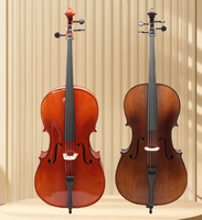Handmade tiger Patterned Cello with Glossy Matte Diverse Styles for Adult Beginners Professional Grade Cello