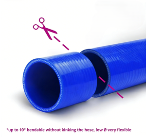 Tuyau <span class=keywords><strong>de</strong></span> moteur résistant aux hautes/basses températures, tuyau d'admission turbocompressé, résistance au vieillissement, tuyau en silicone à 45/90/135/180 degrés - Product Image 4