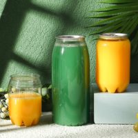 Machine de remplissage de canettes en plastique pour boissons, OEM personnalisée avec couvercle, pour boissons énergisantes, thé, bière, forme cœur