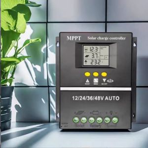 Contrôleur <span class=keywords><strong>solaire</strong></span>, régulateur de <span class=keywords><strong>panneau</strong></span> photovoltaïque, protection de batterie, rétroéclairage intelligent, contrôleur de charge MPPT, protection contre les surintensités - Product Image 4
