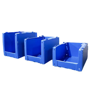 Custom Eco-Friendly PP Hollow <strong>Storage</strong> <strong>Boxes</strong> Waterproof Stackable Warehouse Picking <strong>Bins</strong> Made Recycled Materials Sustainable - Product Image 1
