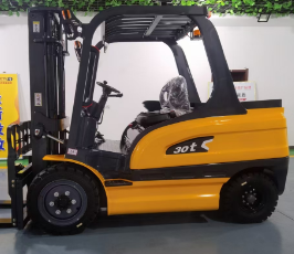 Venta caliente 1,5/2/2.5/3/5Ton Carretilla elevadora eléctrica <span class=keywords><strong>Motor</strong></span> de CA de 4 ruedas con neumáticos sólidos y cabina Certificación CE en promoción - Product Image 3