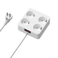 2023 nouvelle prise d'extension Usb multi-prise prise ue avec rallonge électrique et bande d'alimentation de commutateur général