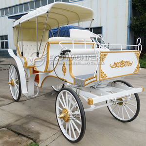 Carruaje Eléctrico de Lujo de 4 Ruedas, Carruaje de Boda Tirado por Caballos para Turismo, Deportes, Entretenimiento y Excursiones - Product Image 2