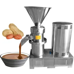 Máquina De Fazer Tahini Moagem De Gergelim De Molho Automático Moinho Colóide Manteiga De Amendoim De Porca Industrial Que Faz A Máquina