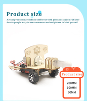 Kit Scientifique en Bois en Gros : Modèle de Canon à Air DIY, Jeu Éducatif, Jouets d'Expérimentation sur la Compression d'Air pour Enfants