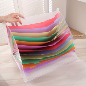 Wholesale Colorful Inner Page Accordion <strong>Folder</strong> High Quality Waterproof Expanding <strong>File</strong> <strong>Folder</strong> - Product Image 2