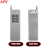 Control Remoto RF de 300m de Alcance, ABS, 1/2/3/4/6/8/12 Botones, OEM ODM, Código de Aprendizaje, 433/315MHz, Batería AAA, Impermeable, para Garaje, Venta al Por Mayor