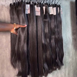 Prodotti per capelli vergini all'ingrosso di alta qualità, 100% prodotti per capelli brasiliani crudi naturali con chiusura - Product Image 1