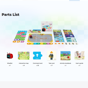 ZMROBO STEM AI Education Robot Set 3+ Kit de Aprendizaje de Programación DIY para Niños, con Mapa de Dibujos Animados, Lectura y Detección de Animales, Divertido Juego de Zoológico - Product Image 5