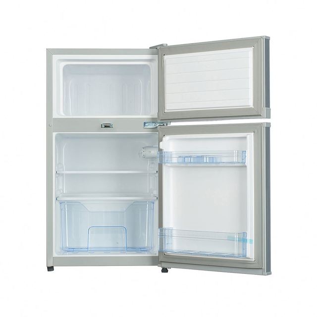 80L Manufactory Direct Stainless Steel Home Use Mini Fridge With Screen