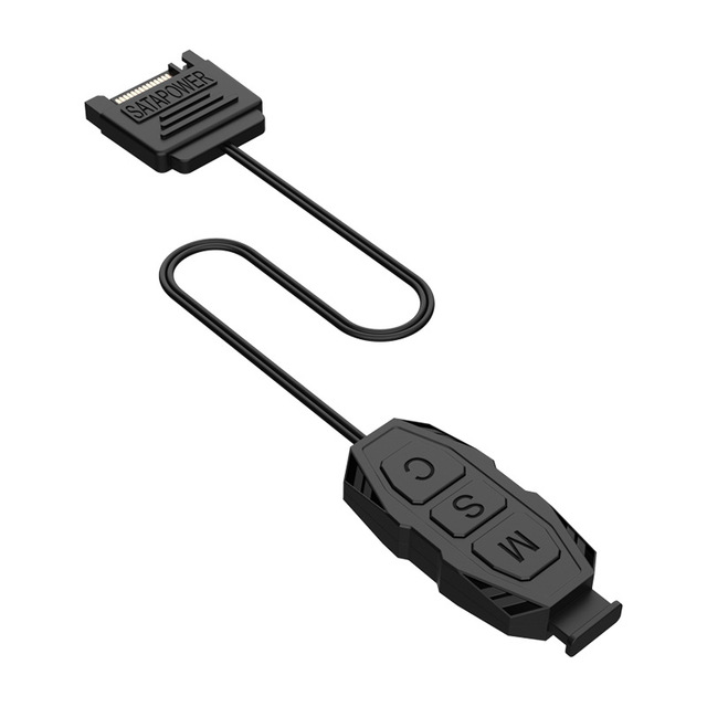 RC-01 5V3 3-pin ARGB controller, 3-pin chassis fan, light strip, RGB wireless sata remote control