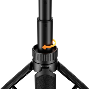Jopree Y25 <span class=keywords><strong>Pro</strong></span> Mini trépied léger avec rotule 360°, perche à <span class=keywords><strong>selfie</strong></span>, 177g, 5 sections, 65cm, pliable, pour appareil photo hybride, griffe porte-accessoire, en aluminium - Product Image 5