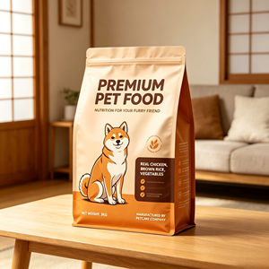Sacchetto Personalizzato per Alimenti per Cani da 3KG, Antiodore, con Fondo Piatto e Chiusura a Zip, Sigillatura Termica su Otto Lati - Product Image 5