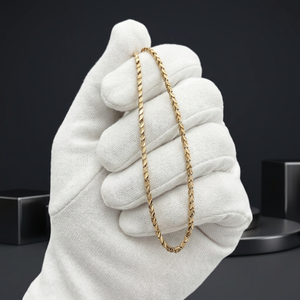 Collar Unisex de Oro de 18K, Estilo Brillante, Accesorio de Lujo, Duradero, Elegante para Uso Diario, Cadena con Acabado Encantador - Product Image 2