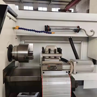 Torno CNC Horizontal CK6132 del Fabricante |   Torno de Precisión GSK de 3 Ejes, 6 Estaciones de Herramienta, Riel Duro y Bancada Plana, Precisión de 0.01mm