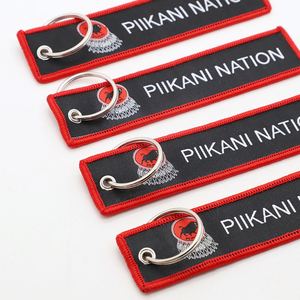 Porte-clés personnalisé avec symbole tribal, cadeau pour les passionnés de culture locale et de plein air, jet tag - Product Image 2