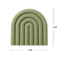 Mignon nuage Silicone caboteur résistant à la chaleur antidérapant tasse tapis pour tasse à café réutilisable Table Pad pour la maison cuisine salle à manger ou bureau