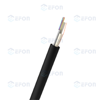 Cable de fibra óptica monomodo para exteriores G657a Mini ADSS ASU Cable de fibra óptica 12fo ASU Cable de caída De Fibra óptica