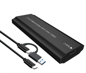 هيكل معدني SSD من نوع M.<span class=keywords><strong>2</strong></span> SSD PCIe NVME ويدعم 2230 NGFF وNVME SSD مع نوع C من الواجهة الخارجية - Product Image 1