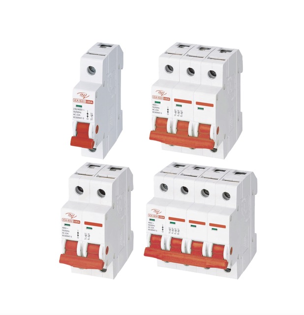 Best Price Circuit Breaker 100A 125A One Pole Rail Miniature Circuit Breaker